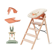 KAOS Klapp Beech High Chair Complete Bundle