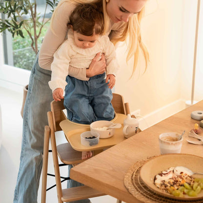 KAOS Klapp Beech High Chair - Natural