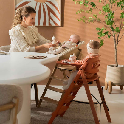 KAOS Klapp Beech High Chair - Natural