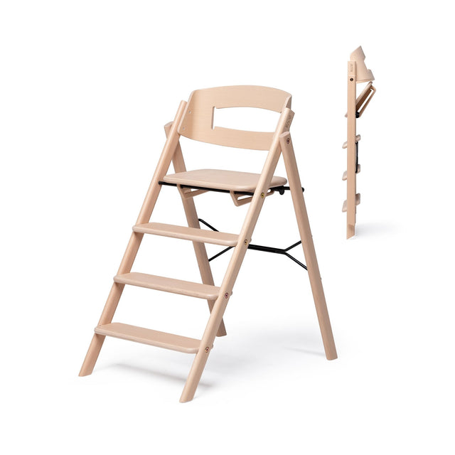 KAOS Klapp Beech High Chair - Natural