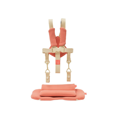 KAOS Klapp Jr. Harness & Cushion Set - Terracotta Pink