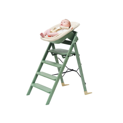 KAOS Klapp Recycled High Chair Newborn Bundle - Mineral Green
