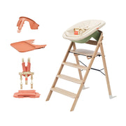 KAOS Klapp Oak High Chair Complete Bundle