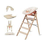 KAOS Klapp Oak High Chair Complete Bundle