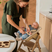 KAOS Klapp Oak High Chair Newborn Bundle