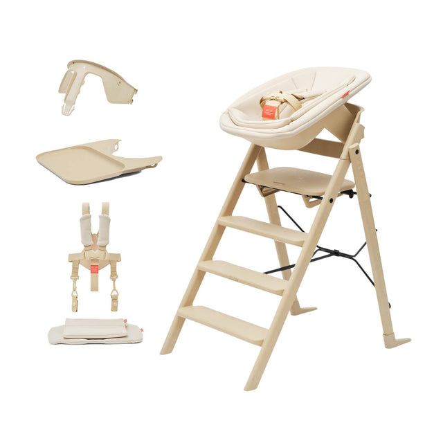 KAOS Klapp Recycled High Chair Complete Bundle - Desert Sand