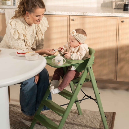 KAOS Klapp Recycled High Chair - Mineral Green