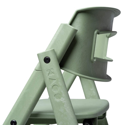 KAOS Klapp Recycled High Chair - Mineral Green