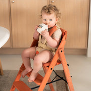 KAOS Klapp Recycled High Chair Baby Bundle - Terracotta Pink