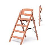 KAOS Klapp Recycled High Chair Baby Bundle - Terracotta Pink