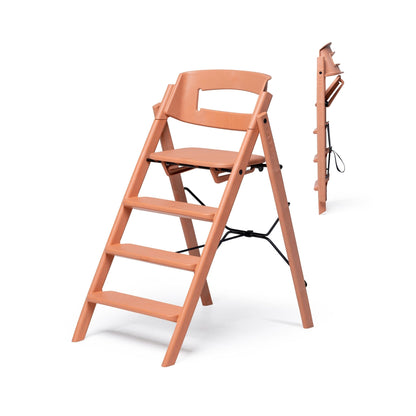 KAOS Klapp Recycled High Chair - Terracotta Pink