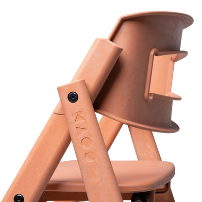 KAOS Klapp Recycled High Chair - Terracotta Pink