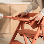 KAOS Klapp Recycled High Chair Baby Bundle - Terracotta Pink
