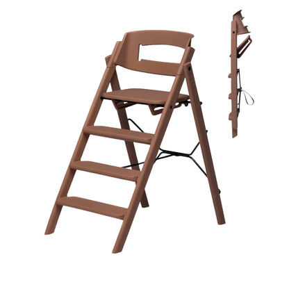 KAOS Klapp Recycled Highchair - Mocca Brown