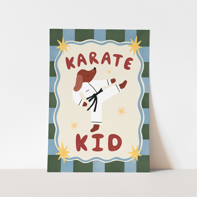 Kid of the Village Karate Kid Fine Art Print