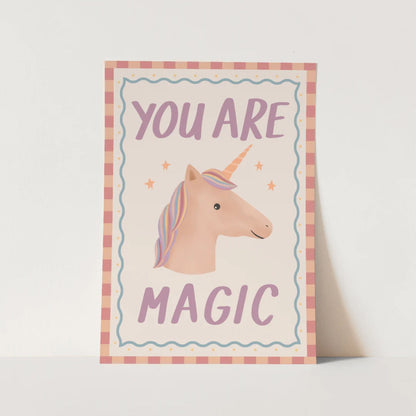 Kid Of The Village You Are Magic Fine Art Print