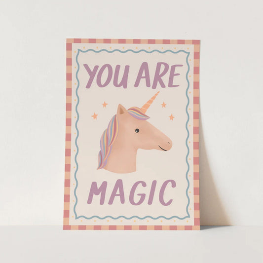 Kid Of The Village You Are Magic Fine Art Print