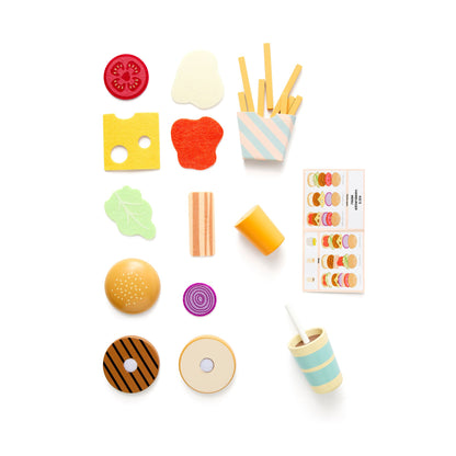 Kids Concept Hamburger Menu Play Set