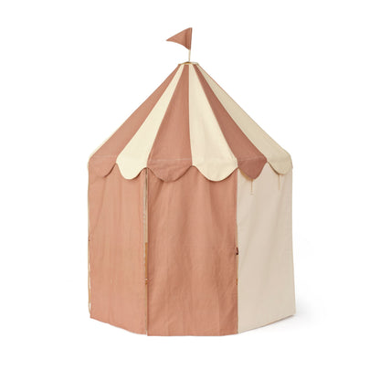 Kids Concept Pavillion Tent Stripe - Dusty Brown