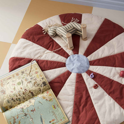 Kids Concept Play Mat - Circus Red