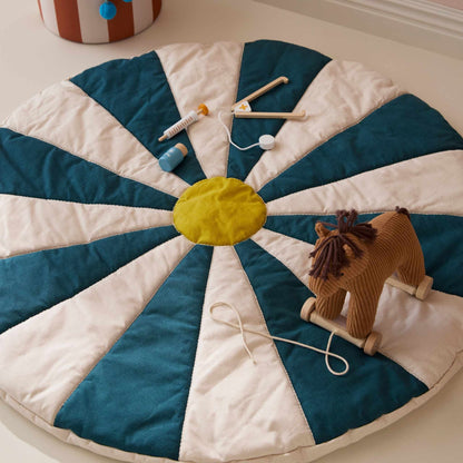 Kids Concept Play Mat - Circus Teal