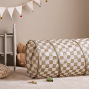 Kids Concept Tunnel - Check Khaki