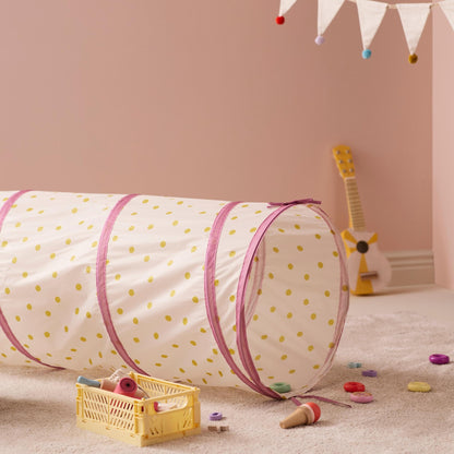 Kids Concept Tunnel - Dot Pink