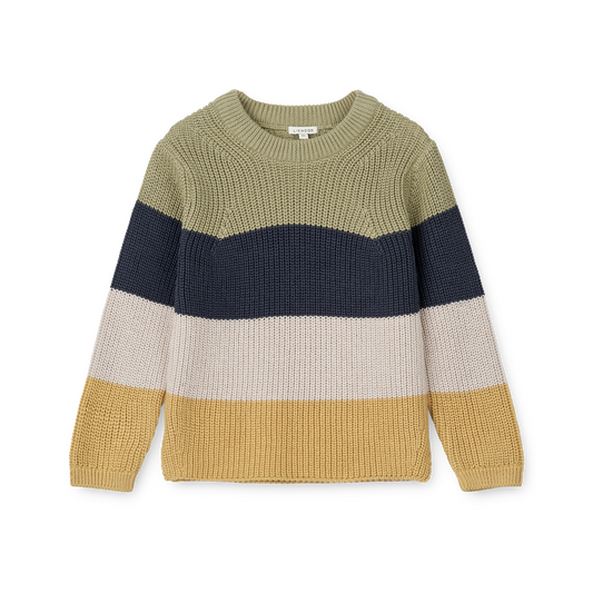 Liewood Koda Stripe Knitted Jumper - Tea Multi Mix