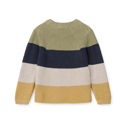 Liewood Koda Stripe Knitted Jumper - Tea Multi Mix