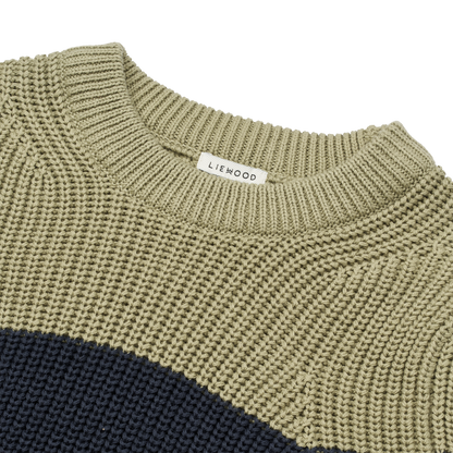 Liewood Koda Stripe Knitted Jumper - Tea Multi Mix