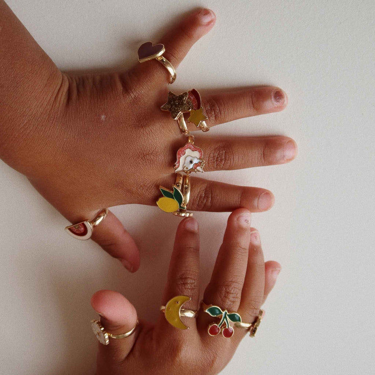 Konges Sløjd 12 Pack Ring Set - Multi Color