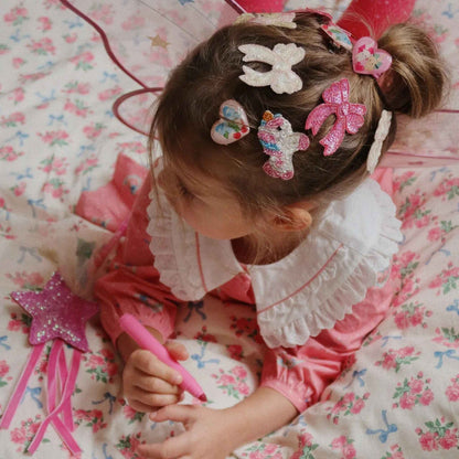 Konges Sløjd 2 Pack Sequin Bow Hair Clip