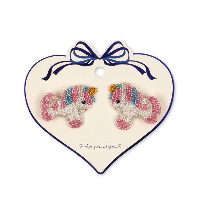 Konges Sløjd 2 Pack Unicorn Beaded Hair Clips