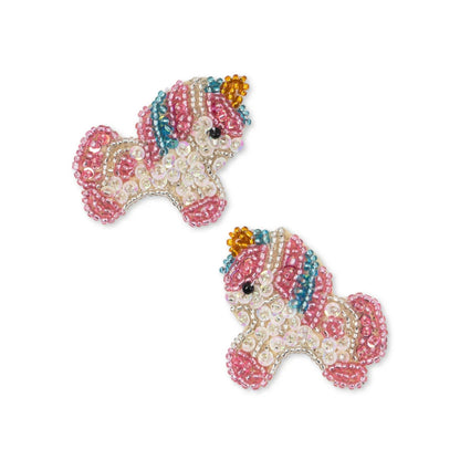 Konges Sløjd 2 Pack Unicorn Beaded Hair Clips