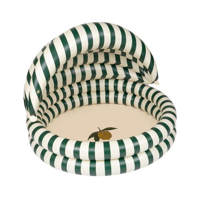Konges Sløjd Pool With Canopy - Green Stripe