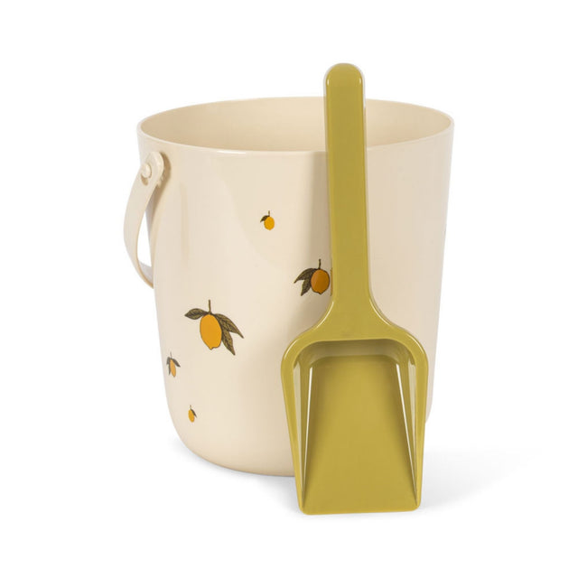 Konges Sløjd Beach Bucket & Shovel - Lemon