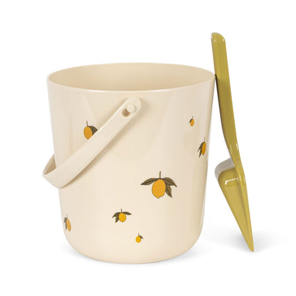 Konges Sløjd Beach Bucket & Shovel - Lemon