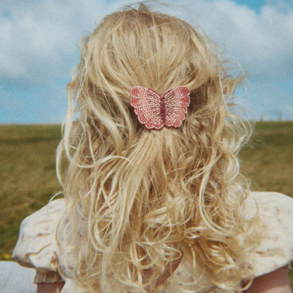 Konges Sløjd Mini Butterfly Beaded Hair Clip