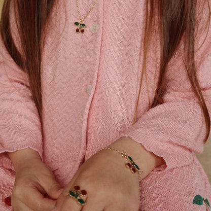 Konges Sløjd Cherry Jewellery Set