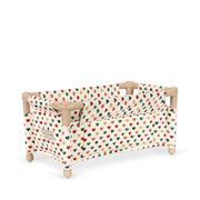 Konges Sløjd Doll Travel Bed - Colourful Hearts