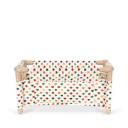 Konges Sløjd Doll Travel Bed - Colourful Hearts