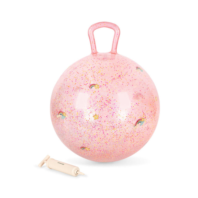 Konges Sløjd Glitter Jump Ball - Rainbow