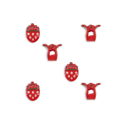 Konges Sløjd Mini Hair Claw Clips - Strawberry