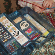 Konges Sløjd Hobby Caddy - Glitter Blue
