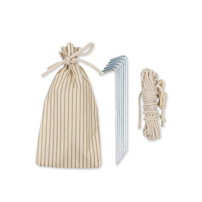 Konges Sløjd UV 50+ Mini Beach Pop Up Tent - Tea Stripe