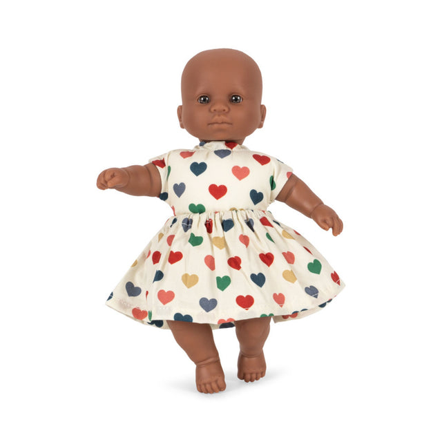 Konges Sløjd Mini Doll Colourful Hearts - 21cm