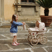 Konges Sløjd Minnie Tulle Doll Pram - Strawberry