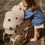 Konges Sløjd Minnie Tulle Doll Pram - Strawberry