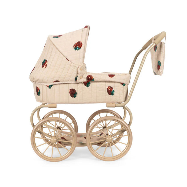 Konges Sløjd Minnie Tulle Doll Pram - Strawberry