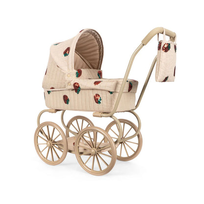 Konges Sløjd Minnie Tulle Doll Pram - Strawberry